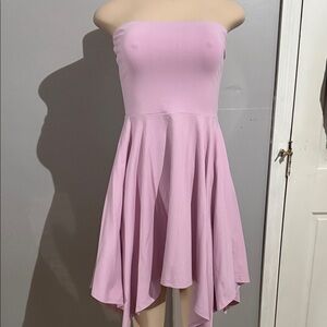 Susana Monaco Lilac Strapless Dress